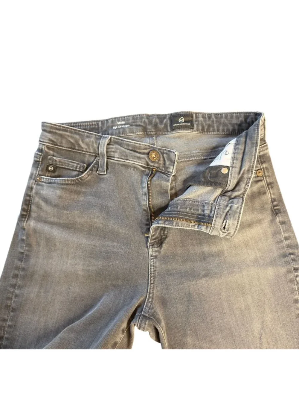 AG Adriano Goldschmied Bootcut Jeans Womens 28R Distressed Mid Rise Y2K Stretch